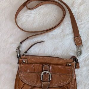Fossil Leather Crossbody Bag